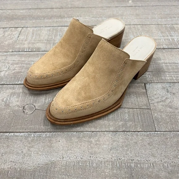 Rag & Bone Weiss Suede Mule Tan 5 nwt - Picture 2 of 4